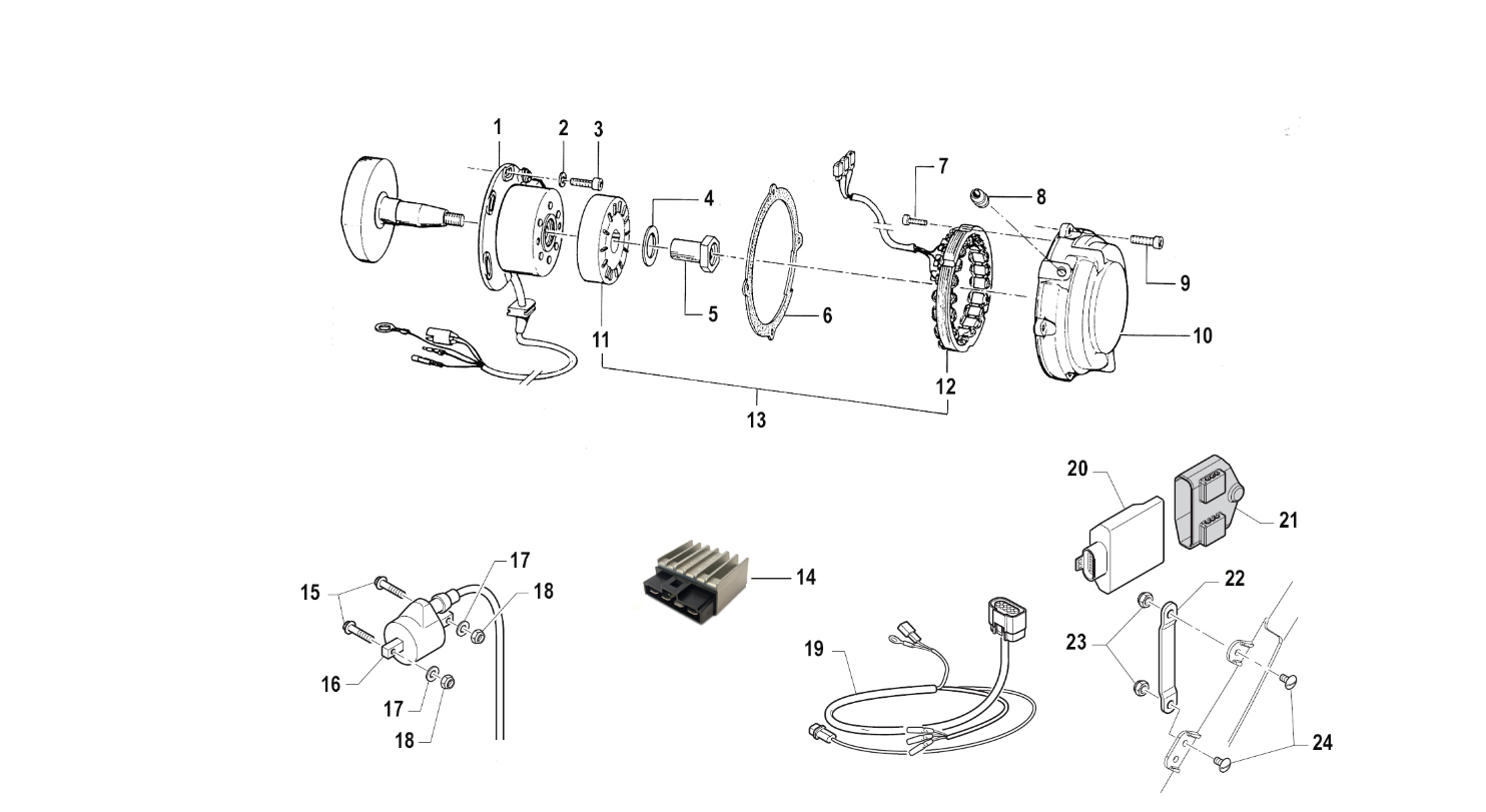 2T 125/144 EN DE 2008 A 2010 - MOTOR - ENCENDIDO